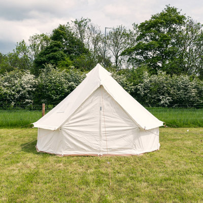 5m Kokoon Deluxe XL Bell Tent with Chimney Fitting, 100% cotton canvas