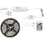 5m RGB Flexible Tape Light Kit with 24W LED Driver - IP44 Rated - Remote Control