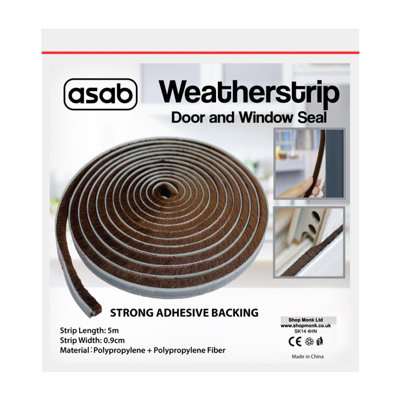 5m Self Adhesive Draft Excluder Weatherstrip For Doors And Windows - 7