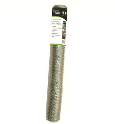 5M X 0.6M X 13mm Galvanised Chicken Wire Mesh Fence Net Rabbit Netting Fencing Cages Runs Pens