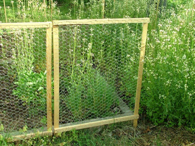 5m x 0.6m x 25mm Chicken Wire Mesh Rabbit Animal Fence Galvanised Steel - 7