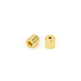 5mm dia x 5mm thick Gold Jewellery Clasp Magnet - 0.66kg Pull (1 Pair)