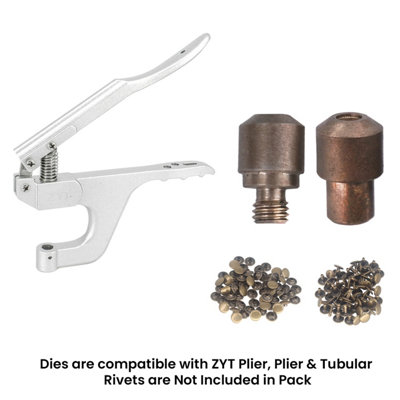5mm Double Cap Rivet Setting Dies for ZYT Plier, Tubular Rivets Fixing ...