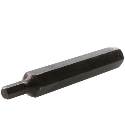 5mm Hex Allen Key Bit 75mm Length 10mm Shank Chrome Vanadium Hardened Tip