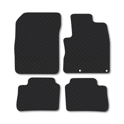 FOR NISSAN QASHQAI - Heavy Duty Black Waterproof Car Seat Covers - 2 X Fronts