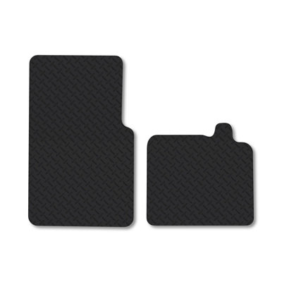 5mm Rubber Car Mats for Smart Fortwo 1998-2007 Tailored Fit Backing ...