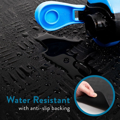 5mm Rubber Car Mats for Tesla Model Y 2020+ Tailored Fit Backing Heavy-Duty Waterproof Easy-Clean Durable Full Coverage