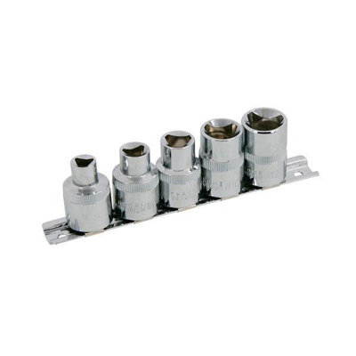 5pc 1/2"Dr Tri-Point Socket Set Triangular Profile Tamperproof Fixings (CT4028)
