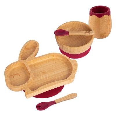 5pc Bamboo Rabbit Baby Weaning Set