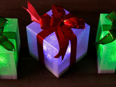 5pc Colour Changing LED Presents Decorations