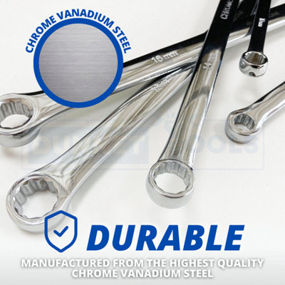 5pc Extra Long Ring Spanner Set Long Reach Spanners 12 Point Wrench 8mm 19mm Set