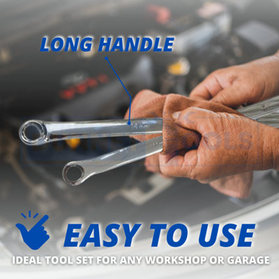 Long handle store wrench set