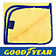 5pc Goodyear Microfibre Buffing Cleaning Polishing Lint Free Towel Cloth 40x40cm