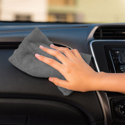 5pc Goodyear Microfibre Wash Dry Absorbent Car Drying Towel Cleaning Cloth 40cm - 3
