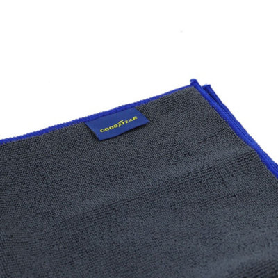 5pc Goodyear Microfibre Wash Dry Absorbent Car Drying Towel Cleaning Cloth 40cm - 5
