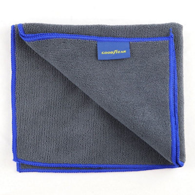 5pc Goodyear Microfibre Wash Dry Absorbent Car Drying Towel Cleaning Cloth 40cm - 7