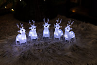 5pc LED Reindeer Christmas Lights