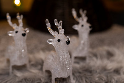 5pc LED Reindeer Christmas Lights - 3