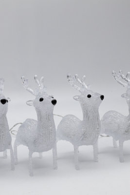 5pc LED Reindeer Christmas Lights - 6