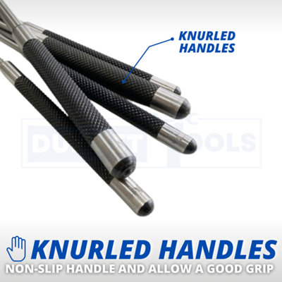5pc Long Series Pin Punch Set Durable Quality DIY Tool Equipment Engineering - 4