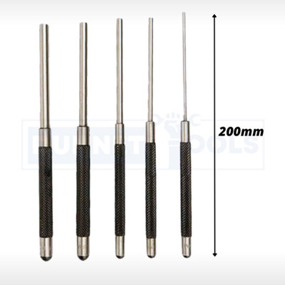 5pc Long Series Pin Punch Set Durable Quality DIY Tool Equipment Engineering - 8