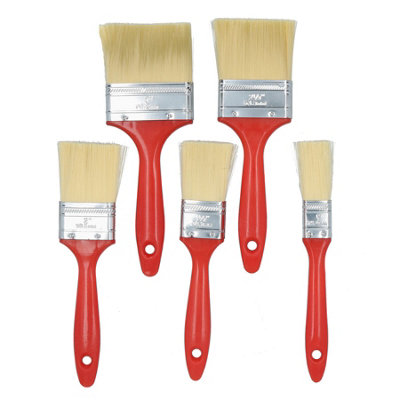 Set of paint brushes or disposable brushes, 5 units sizes: 19, 25, 40, 50  and 75 MM. - AliExpress