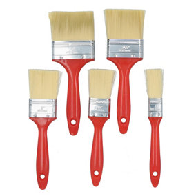 5pc Paint Brush Home Decor Set Painting + Decorating Brushes