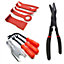 5pc Plastic and Metal Trim Car Panel Removal Tools And Pliers Non Scratch