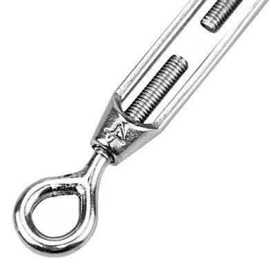 5PC Steel Hook Strainer Turnbuckle Wire Tensioner Eye Rope