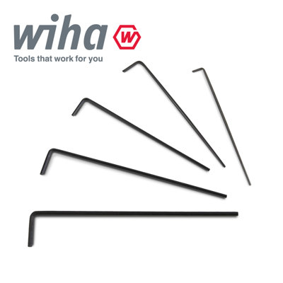 5pc Wiha Allen key hex key set Metric Long L-keys Hexagon 5 years WARRANTY 06382