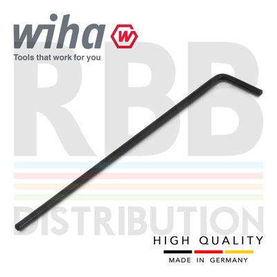 5pc Wiha Allen key hex key set Metric Long L-keys Hexagon 5 years WARRANTY 06382