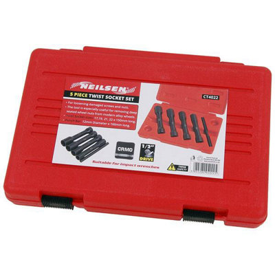 5pcs 1/2"drive Twist Socket Set (CT4022)