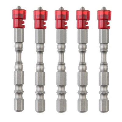 5PCS 65mm Magnetic Plasterboard Drywall Srewdrivers Bits Phillips 1/4 ...