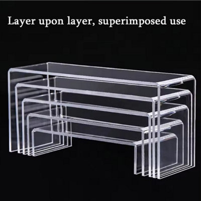 thumbnail image 2 of Hoverstand Large & Long Acrylic Display Shelves – Risers & Plinths For Showcasing Items 2 of 3