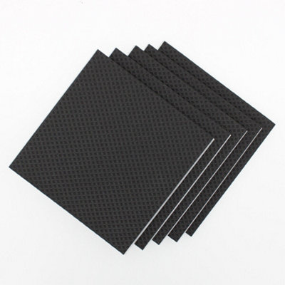 5Pcs Black Self Adhesive Foam Pads 100x100mm - Reduce Noise & Protect Surfaces