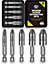 5Pcs Damaged Screw Extractor Set - Easy Out Screw Remover - Broken Nuts and Bolts Extractor Set - Stripped Screw Head Removal