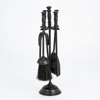 5Pcs Fireplace Companion Set Black - FIRE89