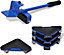 5Pcs Heavy Furniture Shifter Lifter Moving Tool Set - Blue