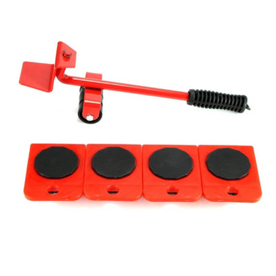 5PCS Move Removal Heavy Furniture Movers Shifter Lifter Slider Wheels ...