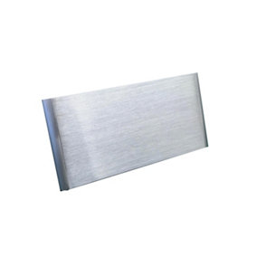 5W LED Up and Down Wall Light, Brushed Aluminium Finish Warm White (Non-Dimmable)