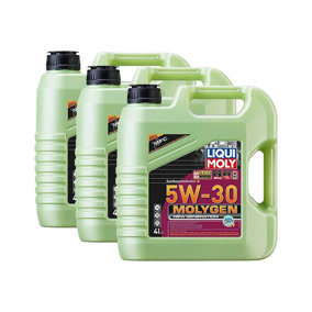 5W30 Synthetic Engine Oil DPF BMW AUDI PORSCHE Liqui Moly Molygen 3x4L