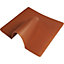 5x Brown Brick Buster Plate Cable Wall Entry Tidy Hole Cover Satellite Coaxial