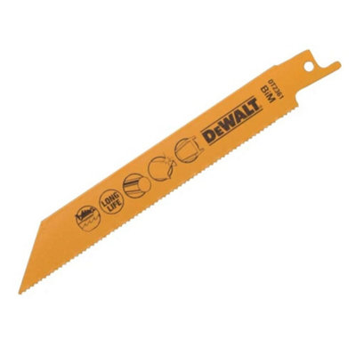 5x Dewalt DT2361-QZ Bi-Metal Reciprocating Blade for Metal 152mm x 14 TPI