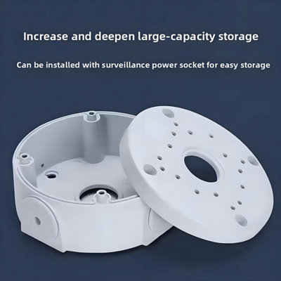 5X Junction Box Cable Deep Base for Security CCTV Cameras Dome Mount Box