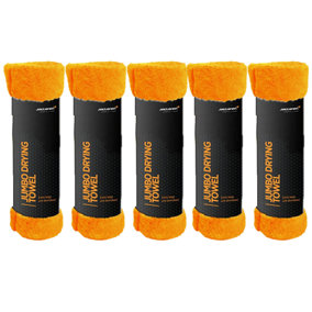 5x McLaren Jumbo Drying Towel Microfibre Extra Large Car Drying Towel