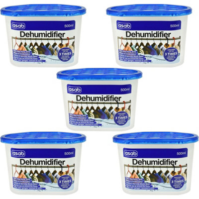 5x Original ASAB Interior Dehumidifier 500ML
