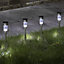 5x Outdoor Garden Solar Stake Lights