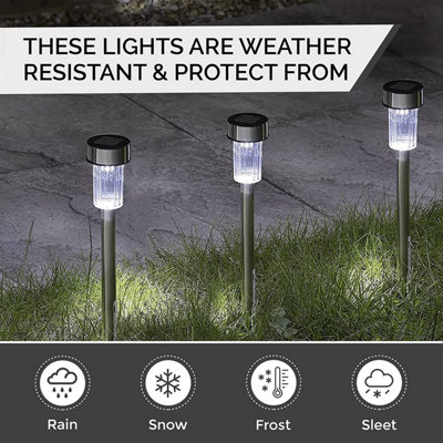 5x Outdoor Garden Solar Stake Lights - 3