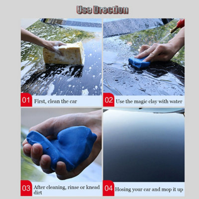 5x Premium Detailing Car Clay Bar Wash Cleaner Sludge Remove Magic Mud ...