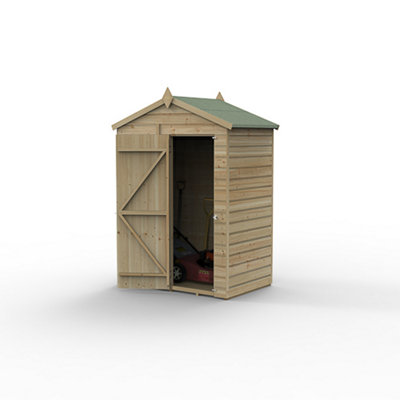 5x3 Apex Beckwood Shed 25yr Guarantee Shiplap Pressure Treated - No Windows